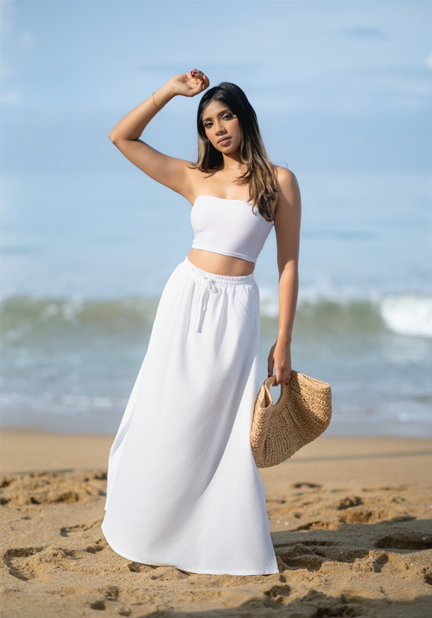 ZUZI WHITE SKIRT